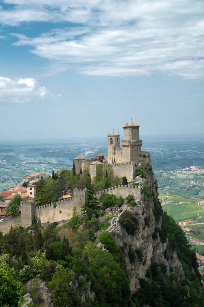 Photograph of Guaita Tower in San Marino